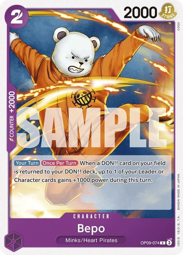 Bepo — Emperors in the New World — One Piece Card Game