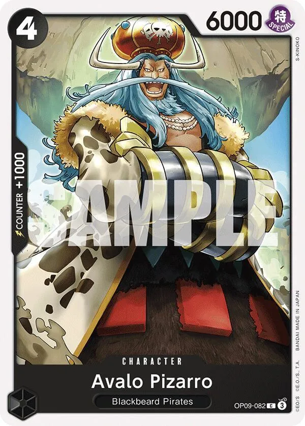 Avalo Pizarro — Emperors in the New World — One Piece Card Game
