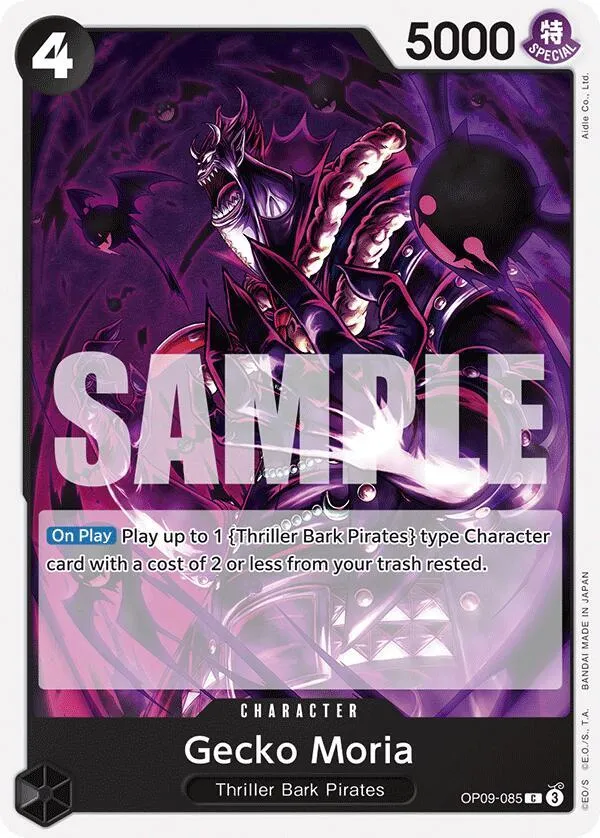 Gecko Moria — Emperors in the New World — One Piece Card Game