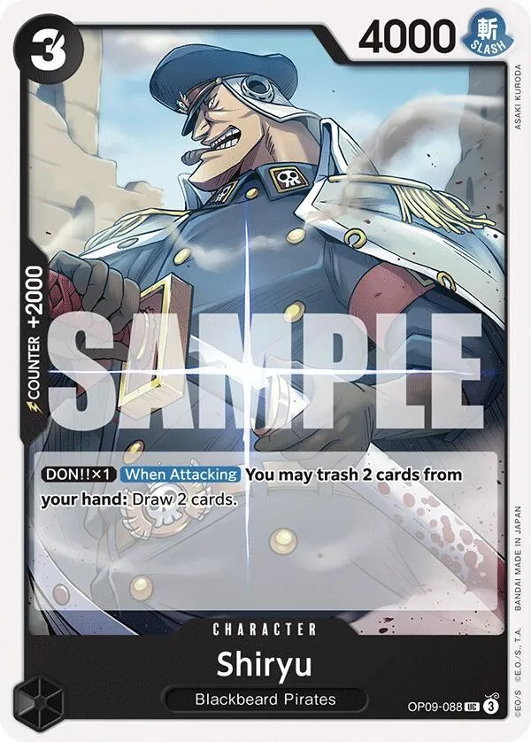 Shiryu — Emperors in the New World — One Piece Card Game