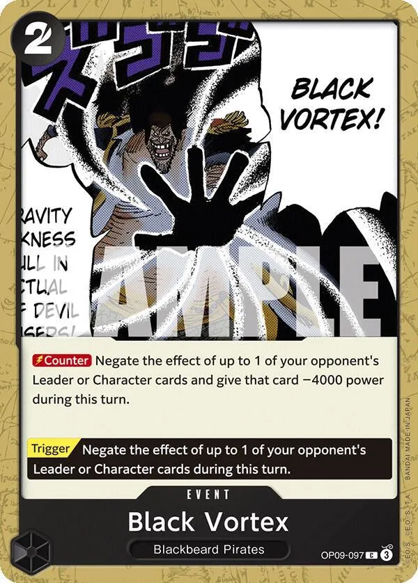 Black Vortex — Emperors in the New World — One Piece Card Game