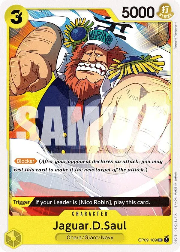 Jaguar.D.Saul — Emperors in the New World — One Piece Card Game