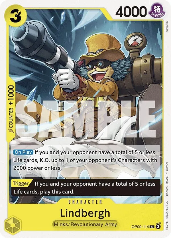 Lindbergh — Emperors in the New World — One Piece Card Game
