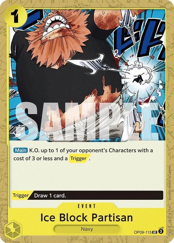 Ice Block Partisan — Emperors in the New World — One Piece Card Game