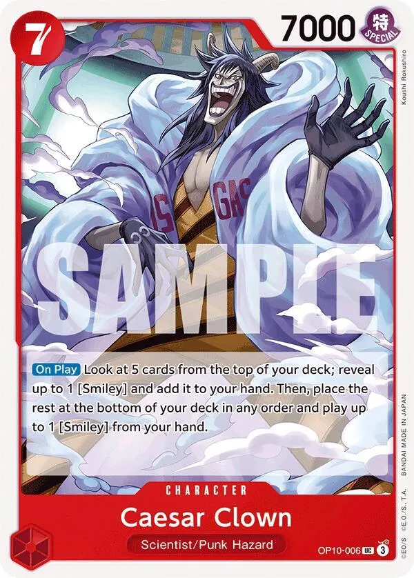 Caesar Clown (006) — Royal Blood — One Piece Card Game
