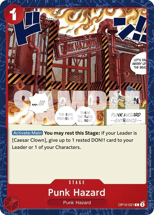 Punk Hazard — Royal Blood — One Piece Card Game