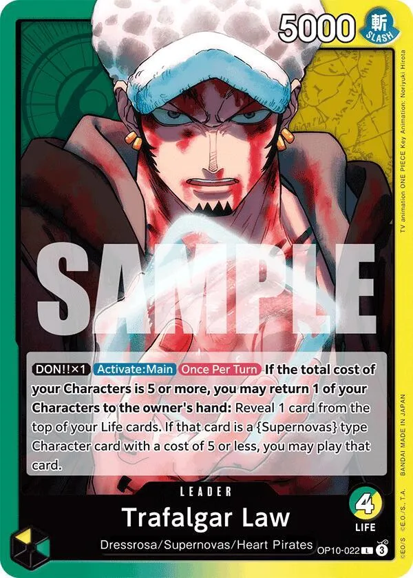 Trafalgar Law (022) — Royal Blood — One Piece Card Game