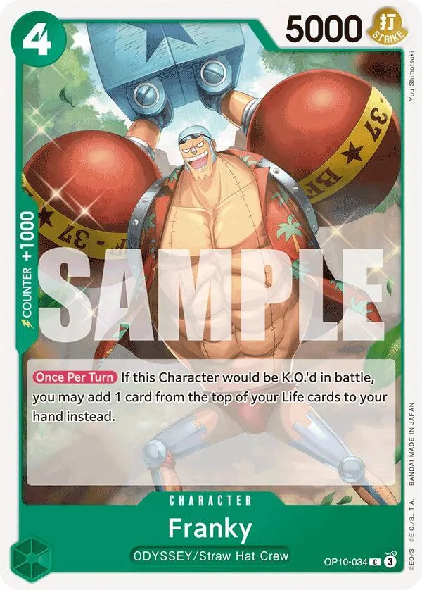 Franky (034) — Royal Blood — One Piece Card Game