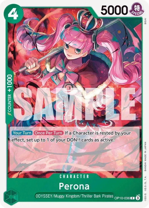 Perona (036) — Royal Blood — One Piece Card Game