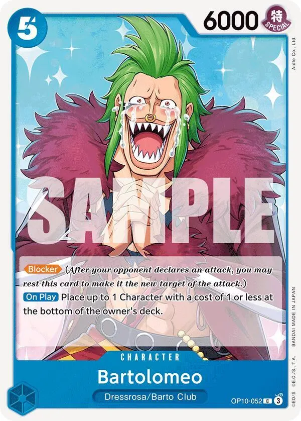 Bartolomeo — Royal Blood — One Piece Card Game