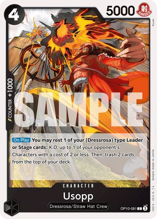 Usopp (081) — Royal Blood — One Piece Card Game