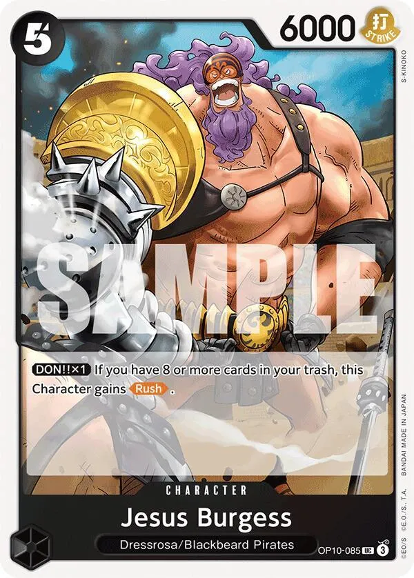 Jesus Burgess — Royal Blood — One Piece Card Game