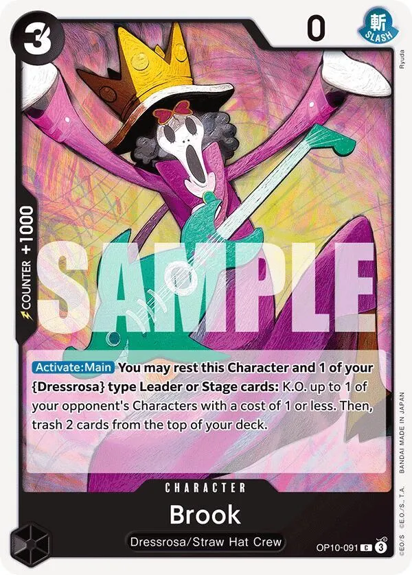 Brook (091) — Royal Blood — One Piece Card Game
