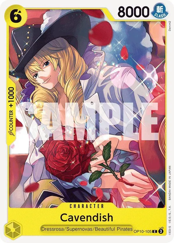 Cavendish (105) — Royal Blood — One Piece Card Game