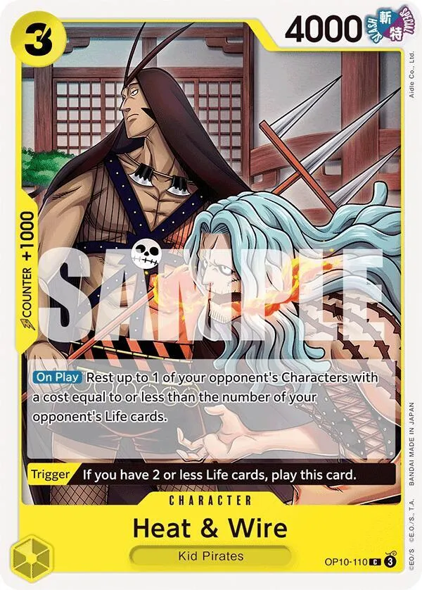 Heat & Wire — Royal Blood — One Piece Card Game