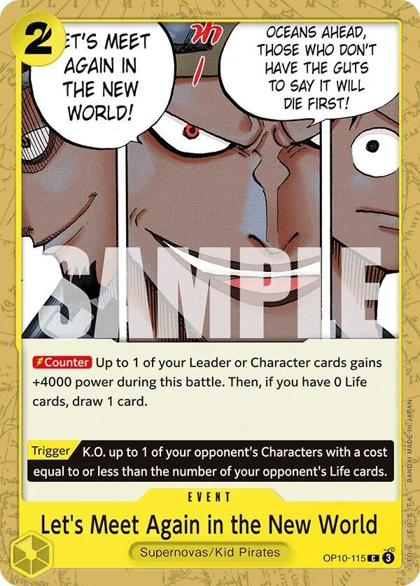 Let's Meet Again in the New World — Royal Blood — One Piece Card Game