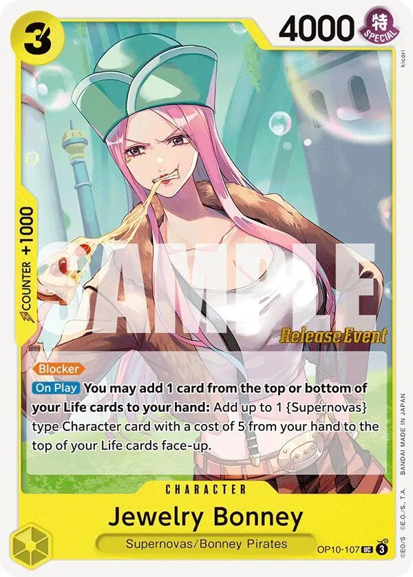 Jewelry Bonney — Royal Blood Release Event Cards — One Piece Card Game