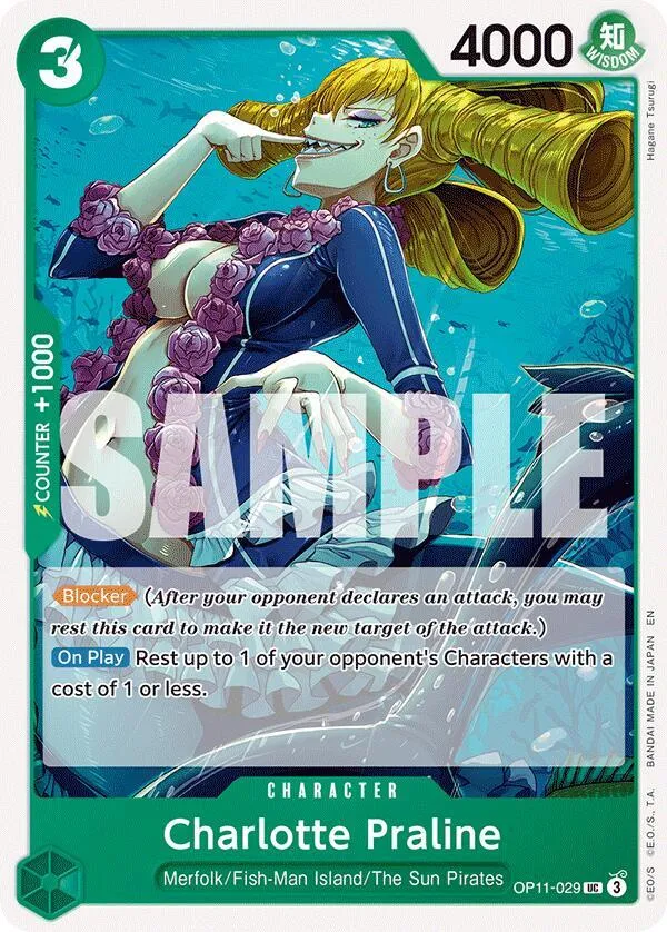 Charlotte Praline — A Fist of Divine Speed — One Piece Card Game