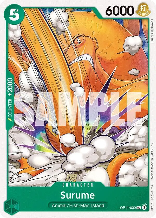 Surume — A Fist of Divine Speed — One Piece Card Game