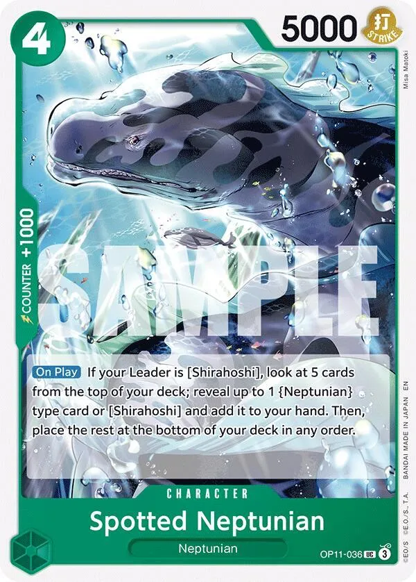 Spotted Neptunian — A Fist of Divine Speed — One Piece Card Game
