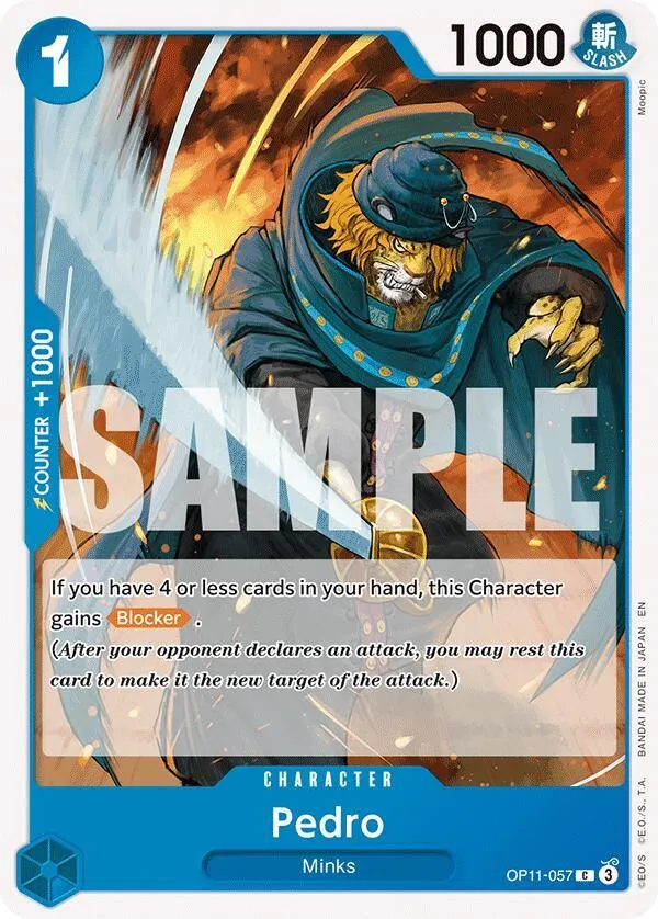 Pedro — A Fist of Divine Speed — One Piece Card Game