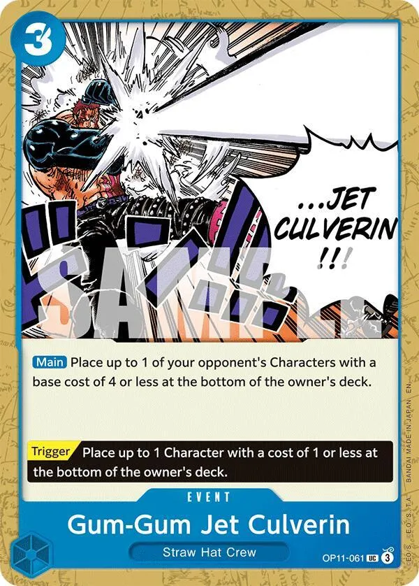 Gum-Gum Jet Culverin — A Fist of Divine Speed — One Piece Card Game