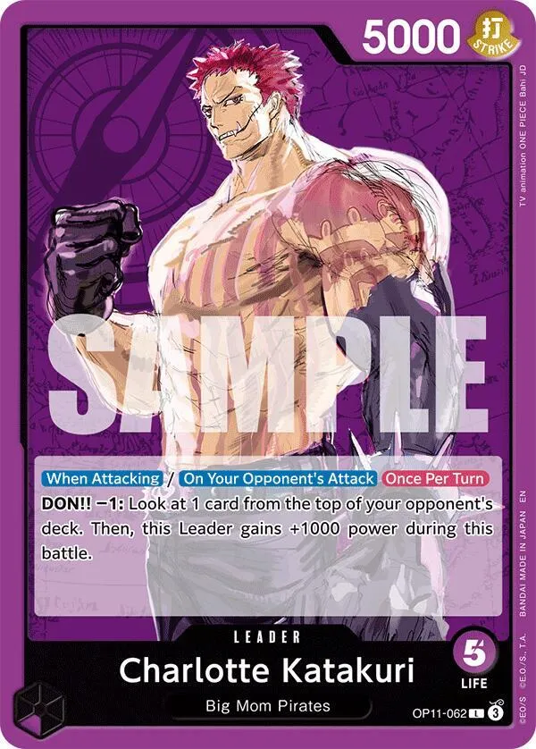 Charlotte Katakuri (062) — A Fist of Divine Speed — One Piece Card Game
