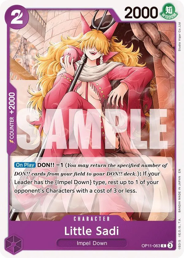 Little Sadi — A Fist of Divine Speed — One Piece Card Game