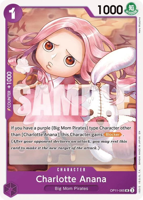 Charlotte Anana — A Fist of Divine Speed — One Piece Card Game