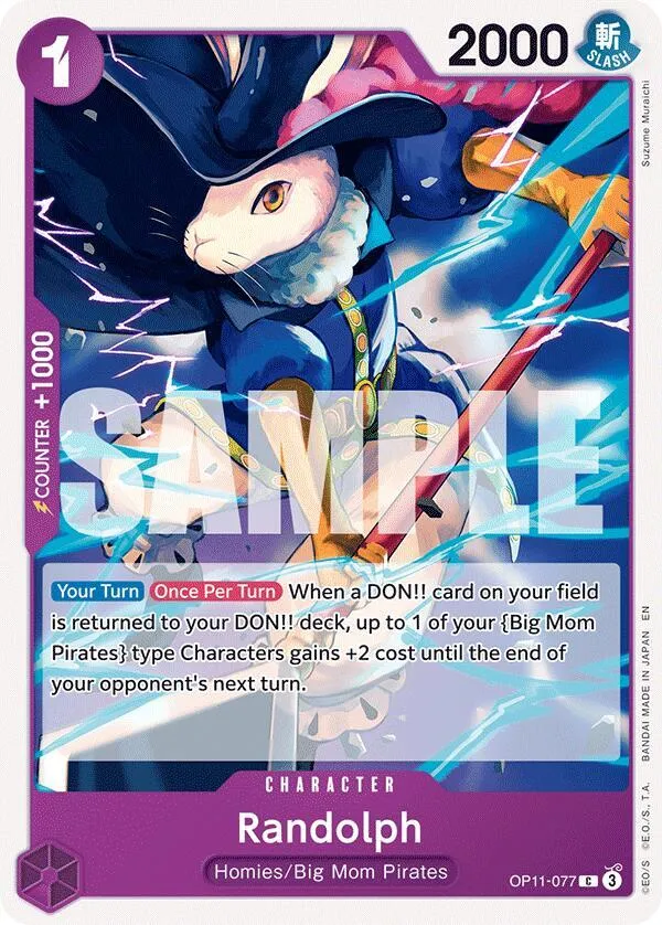 Randolph — A Fist of Divine Speed — One Piece Card Game