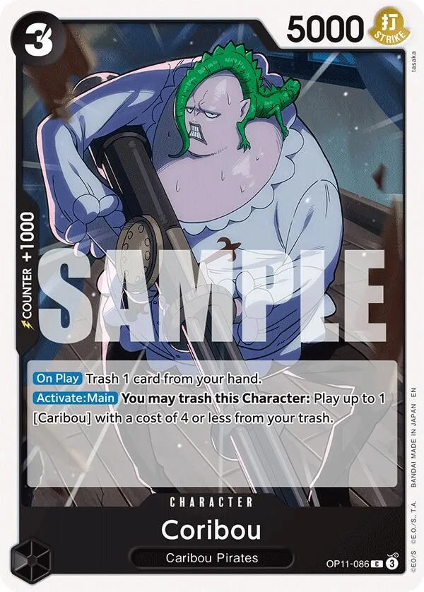 Coribou — A Fist of Divine Speed — One Piece Card Game