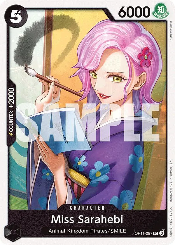Miss Sarahebi — A Fist of Divine Speed — One Piece Card Game