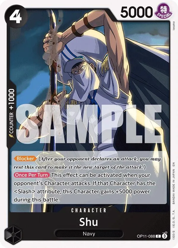 Shu — A Fist of Divine Speed — One Piece Card Game