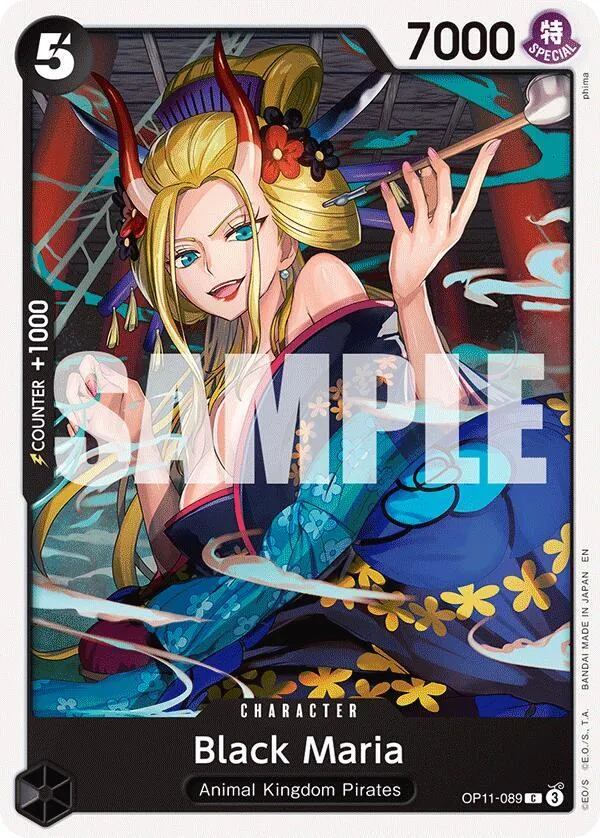 Black Maria — A Fist of Divine Speed — One Piece Card Game