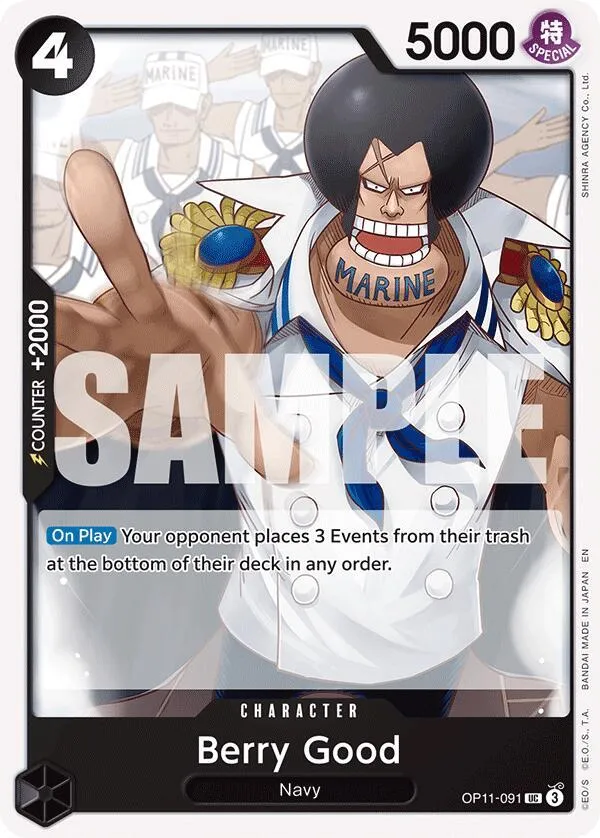 Berry Good — A Fist of Divine Speed — One Piece Card Game