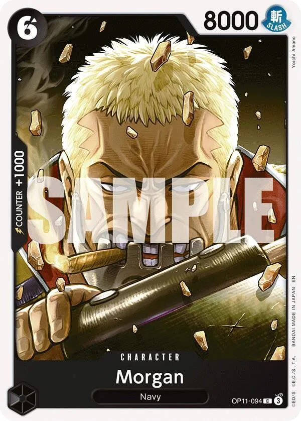 Morgan — A Fist of Divine Speed — One Piece Card Game