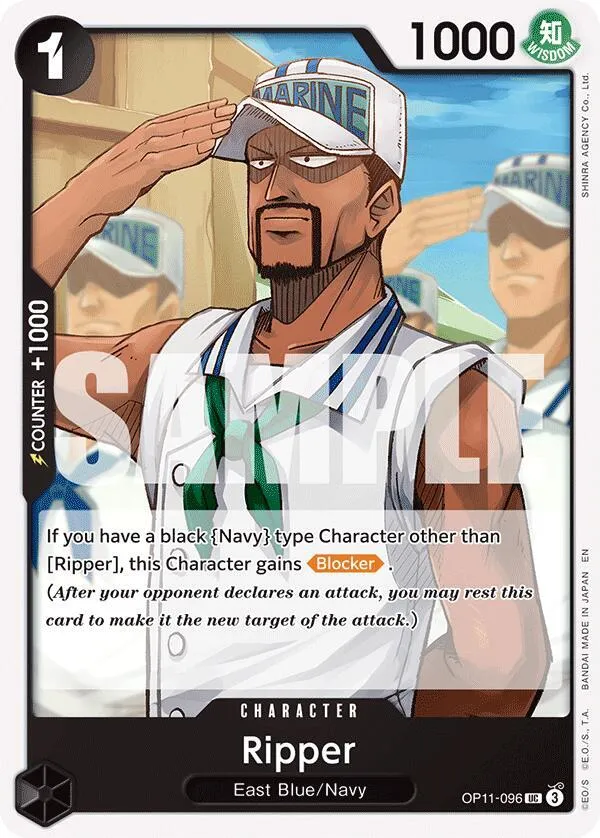 Ripper — A Fist of Divine Speed — One Piece Card Game