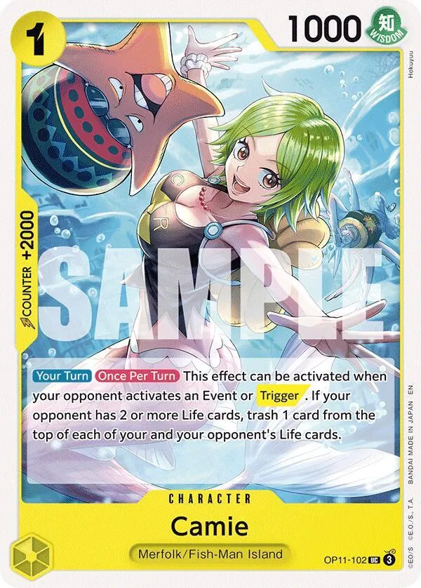 Camie — A Fist of Divine Speed — One Piece Card Game