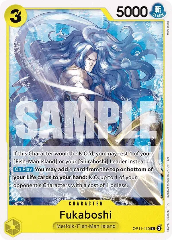 Fukaboshi — A Fist of Divine Speed — One Piece Card Game