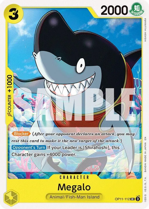 Megalo — A Fist of Divine Speed — One Piece Card Game