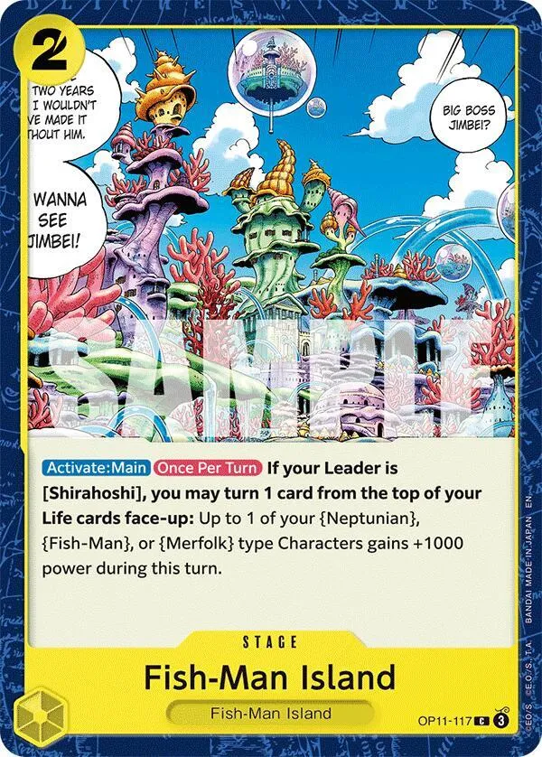 Fish-Man Island — A Fist of Divine Speed — One Piece Card Game