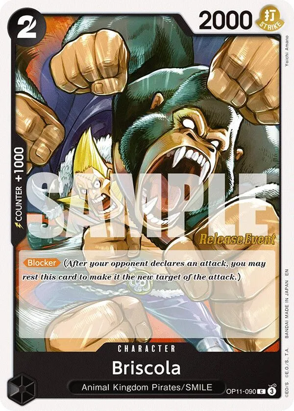 Briscola — A Fist of Divine Speed Release Event Cards — One Piece Card Game