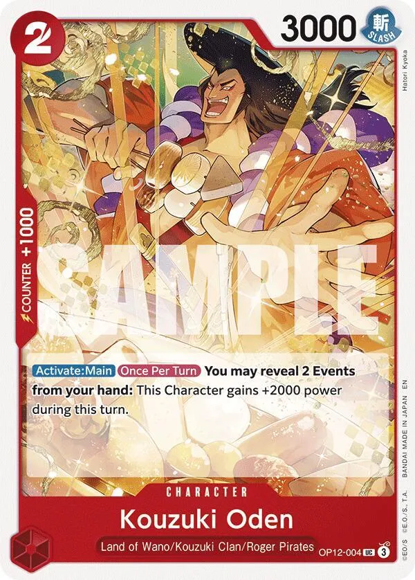 Kouzuki Oden — Legacy of the Master — One Piece Card Game