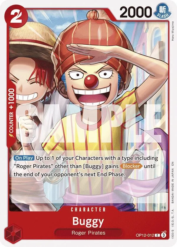 Buggy (012) — Legacy of the Master — One Piece Card Game