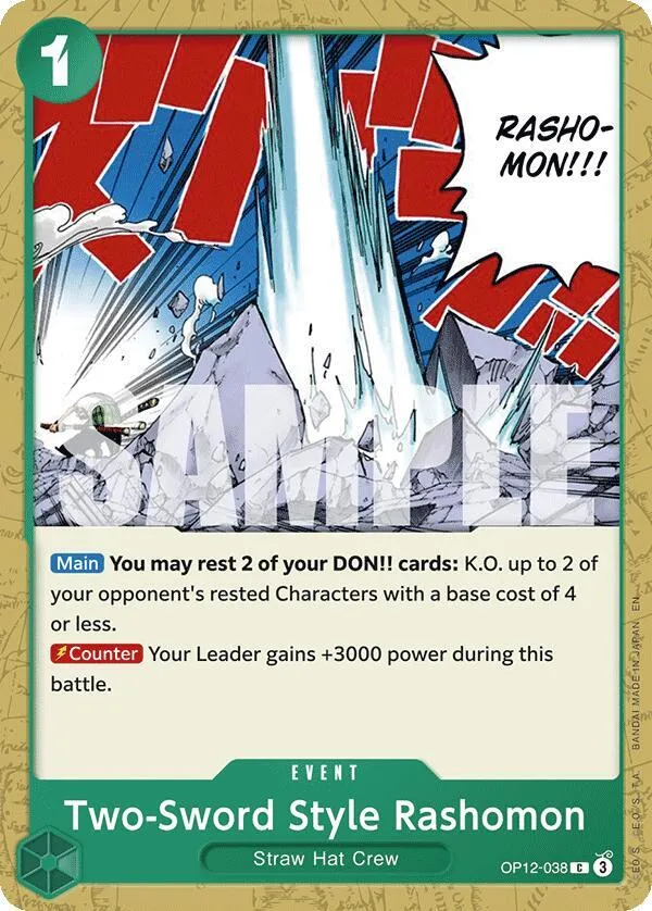 Two-Sword Style Rashomon — Legacy of the Master — One Piece Card Game