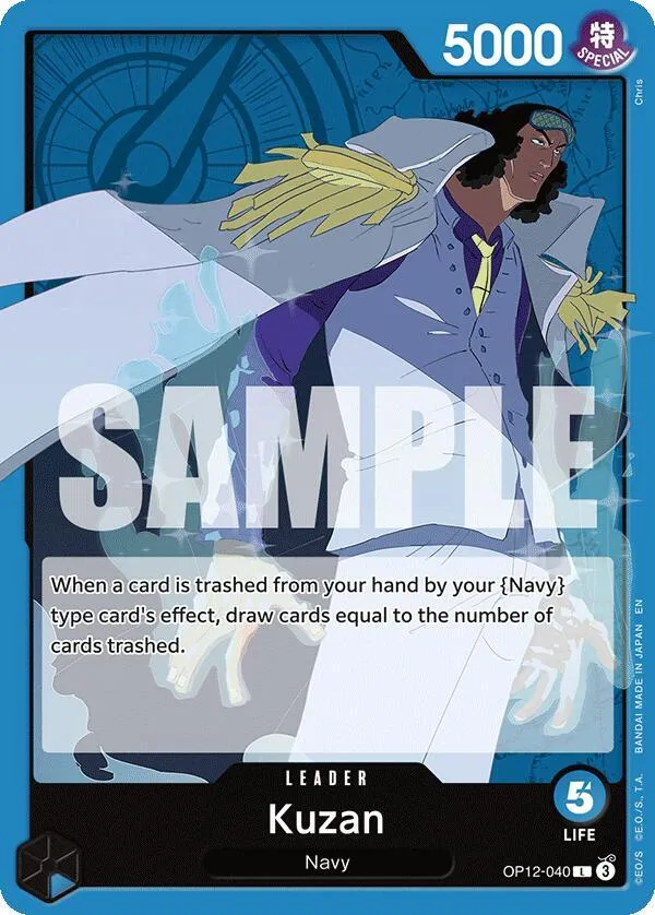 Kuzan (040) — Legacy of the Master — One Piece Card Game