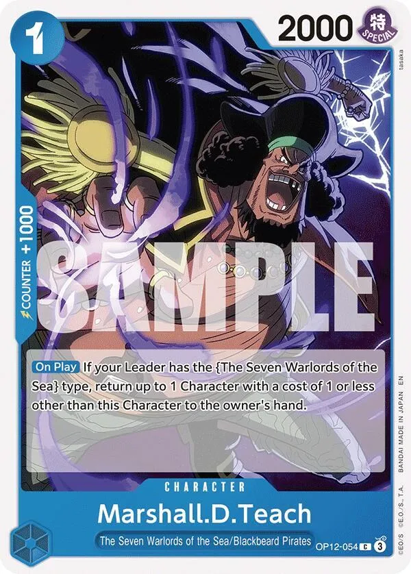 Marshall.D.Teach — Legacy of the Master — One Piece Card Game