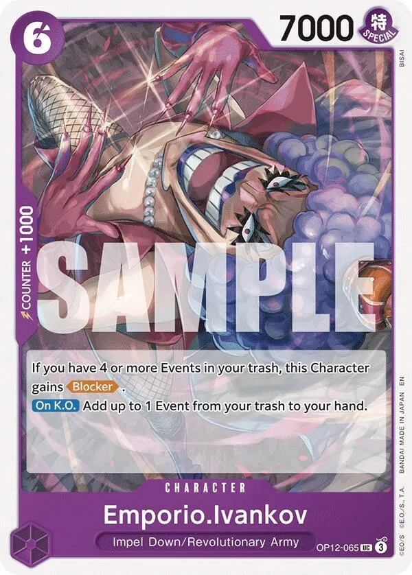 Emporio.Ivankov (065) — Legacy of the Master — One Piece Card Game