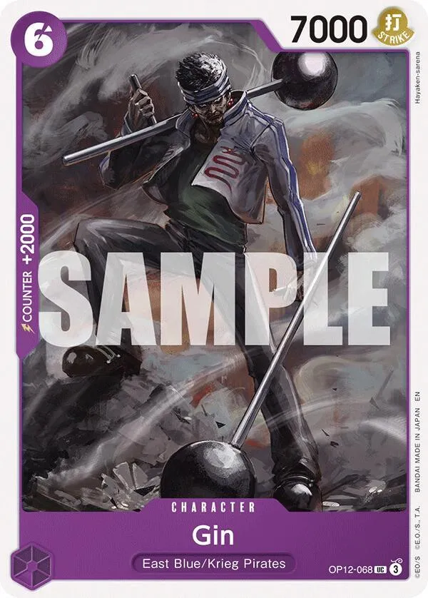 Gin — Legacy of the Master — One Piece Card Game