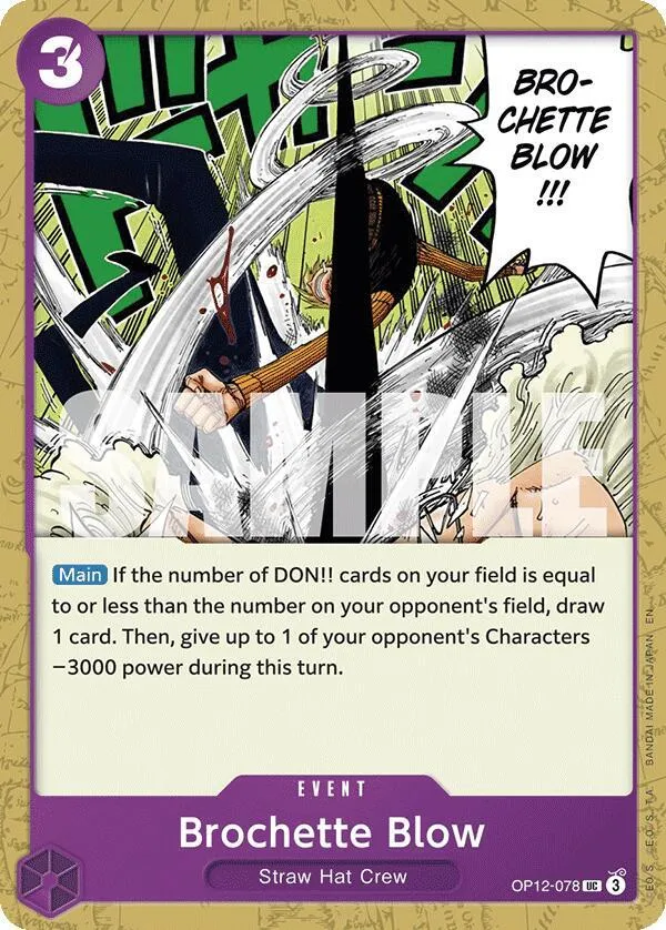 Brochette Blow — Legacy of the Master — One Piece Card Game